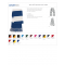 Spectator Scarf Wildcat W Logo