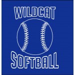  Short Sleeve Tee Softball Logo