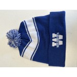 Pom Beanie Hat Wildcat W Logo 